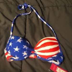 American flag bikini top
